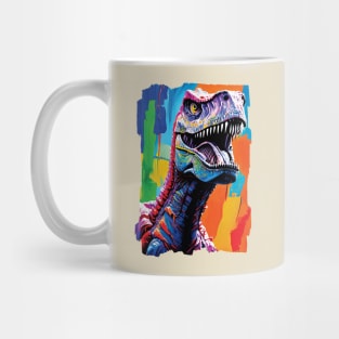 Painting Portrait Of A Tyrannosaurus Rex | T-Rex Mug